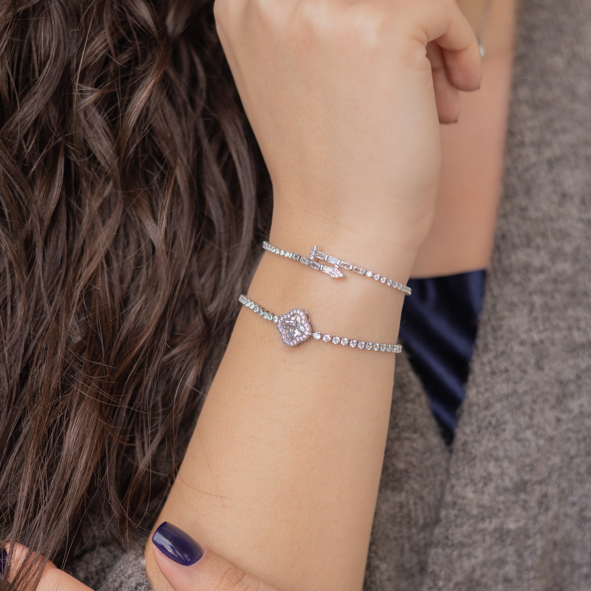 Diamond Clover Bracelet
