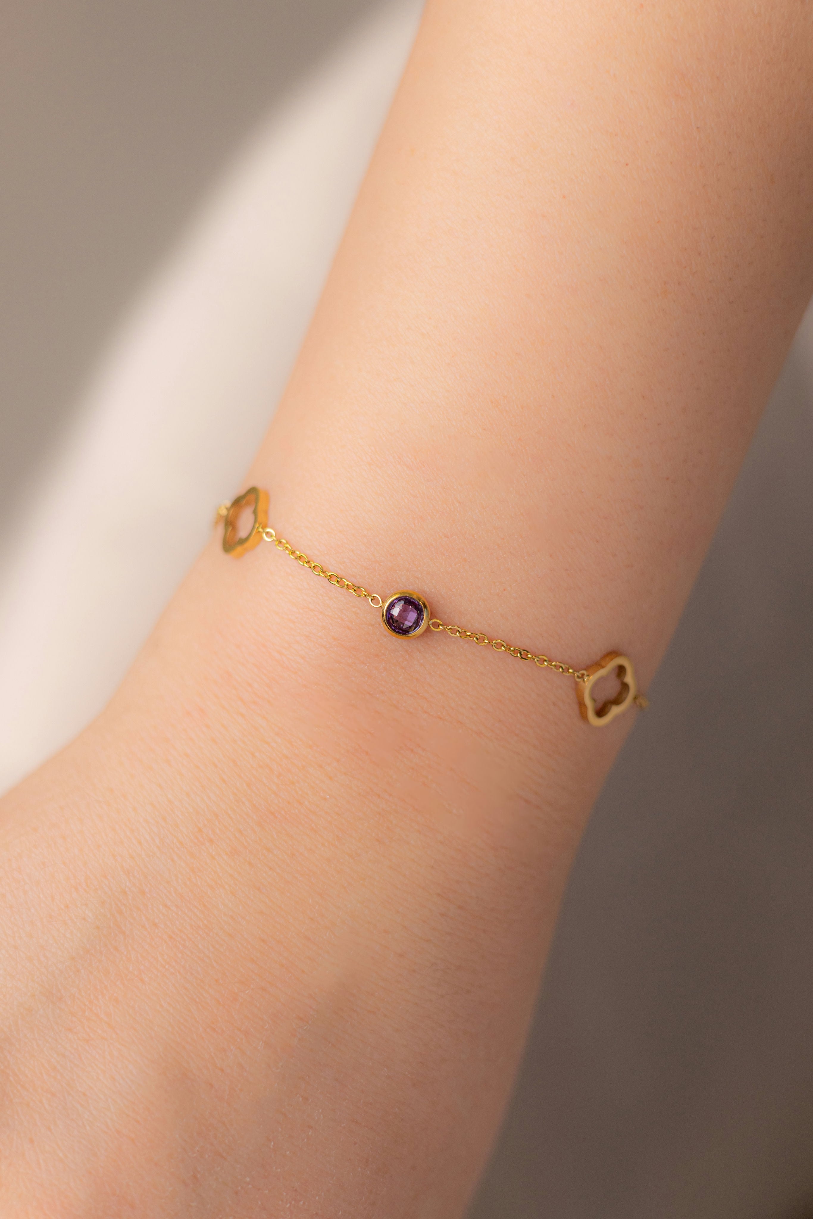 Minimal Clover Bracelet