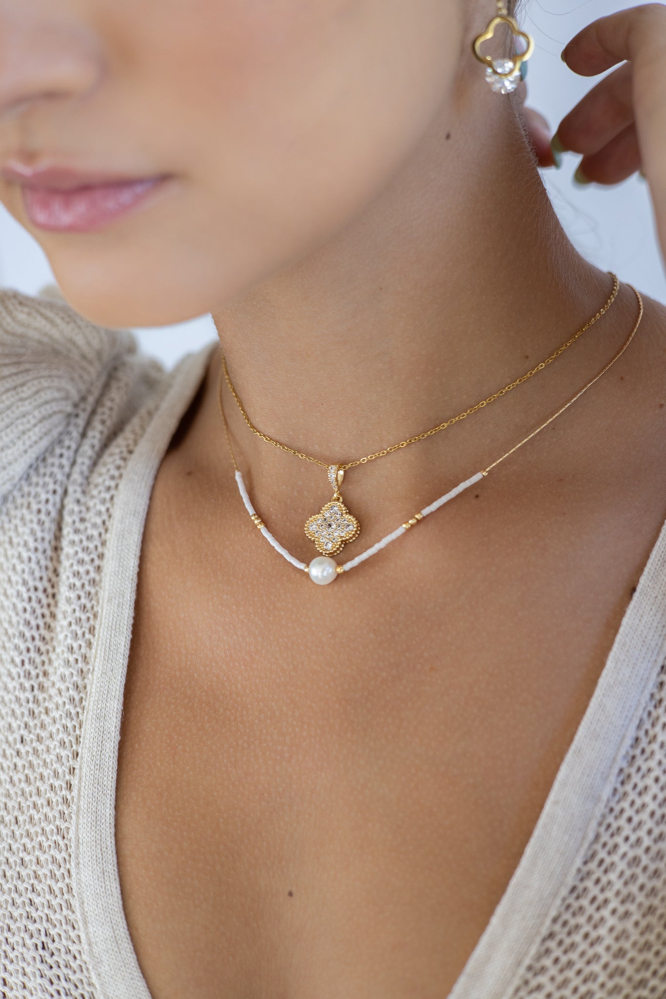 Halskette Pearl Spring