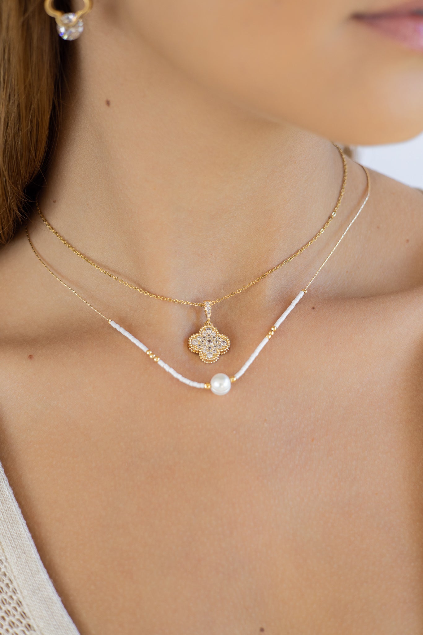 Halskette Pearl Spring