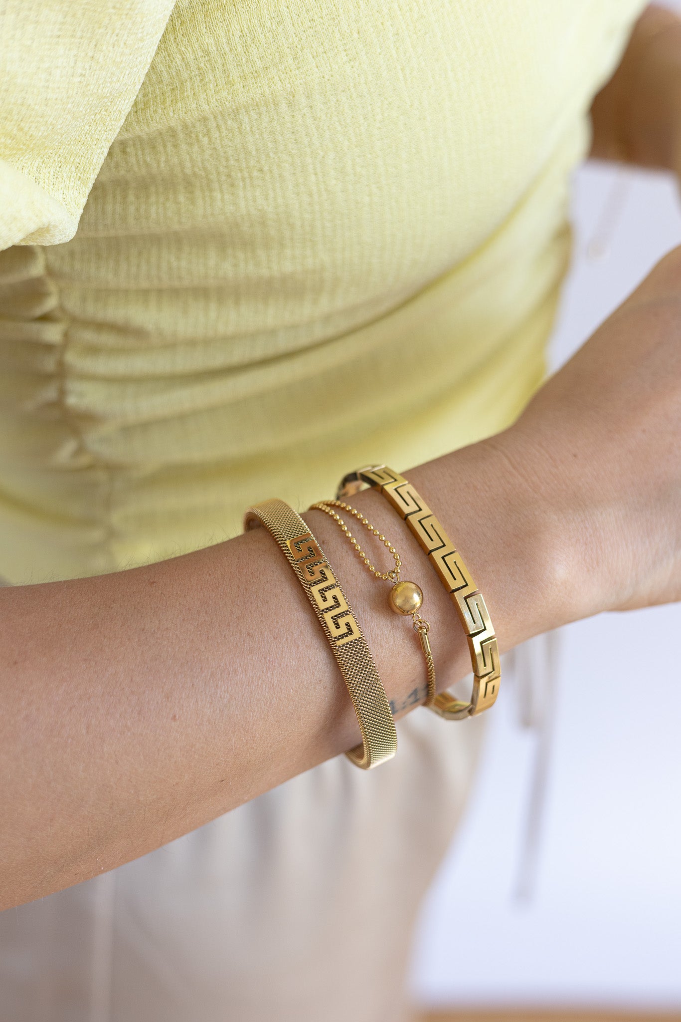 Gold Ball Bracelet