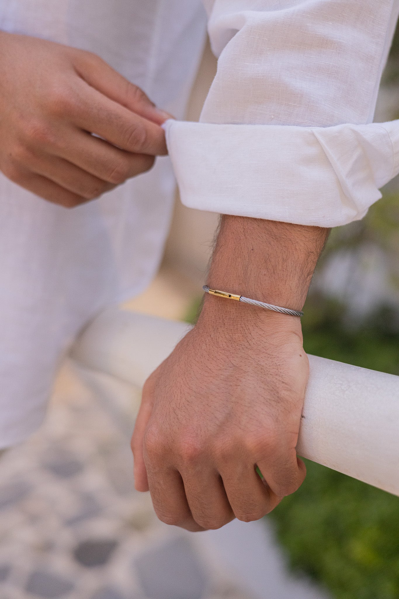 Silver Wire bangle