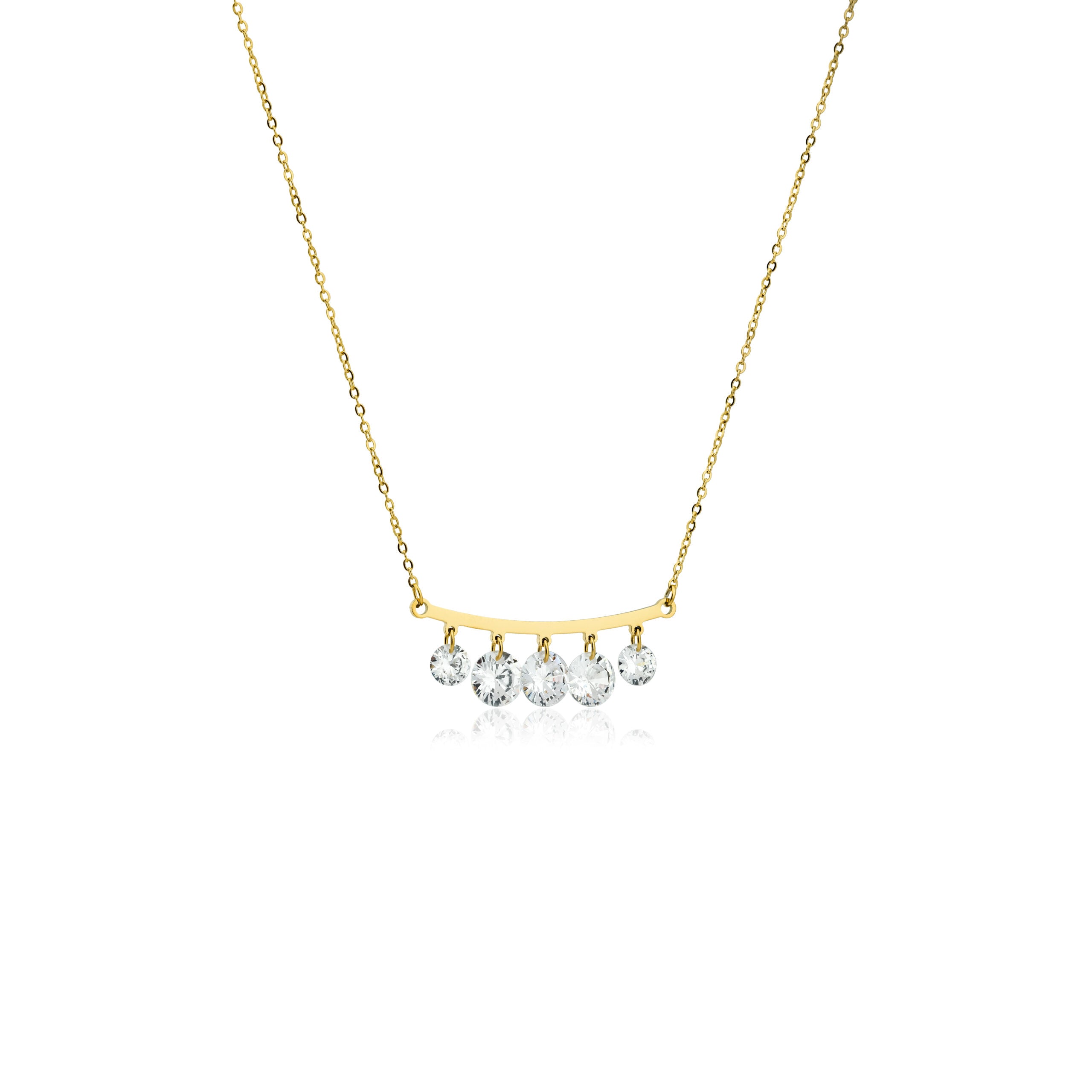 Halskette Five Cristal