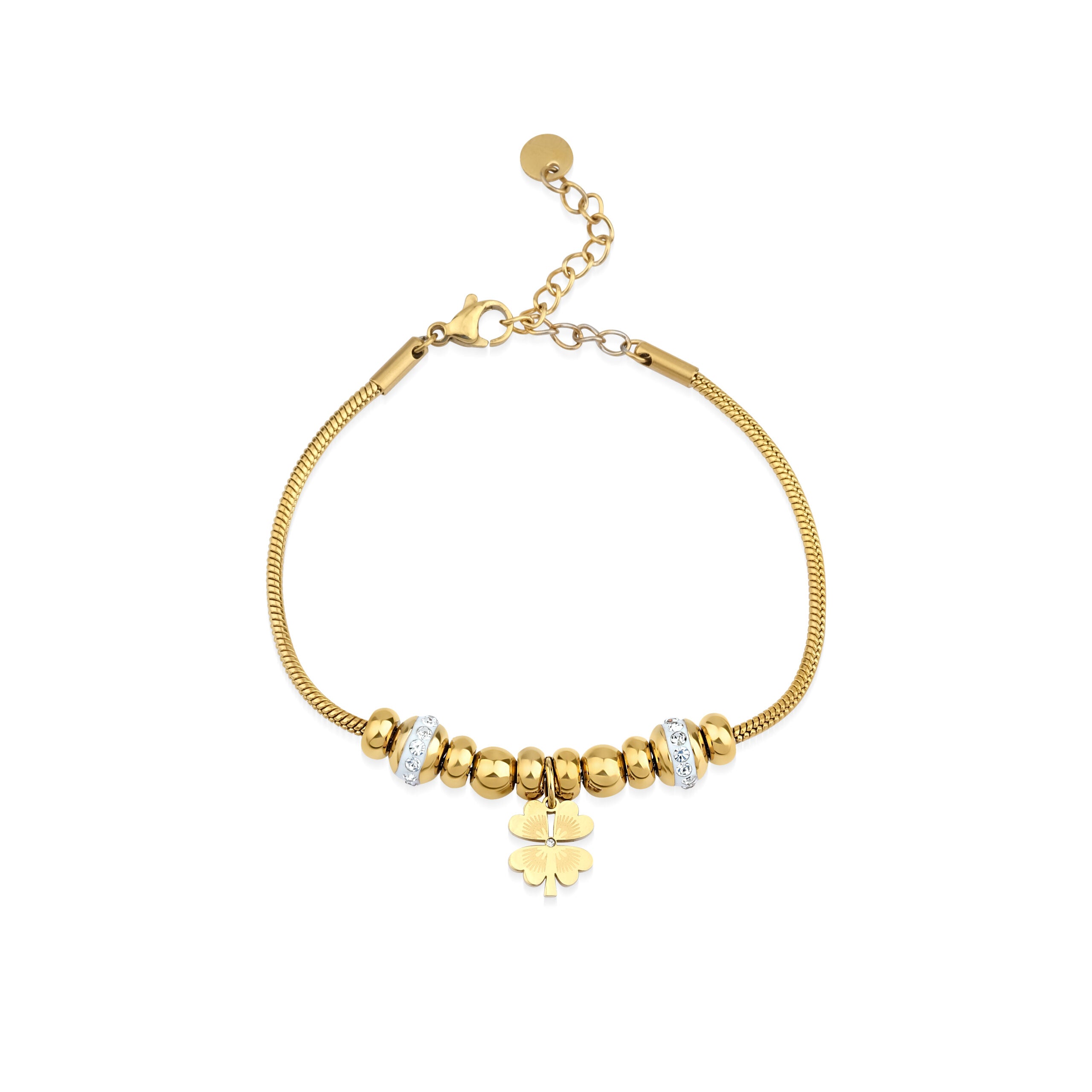 Diamond Cloverleaf Bracelet