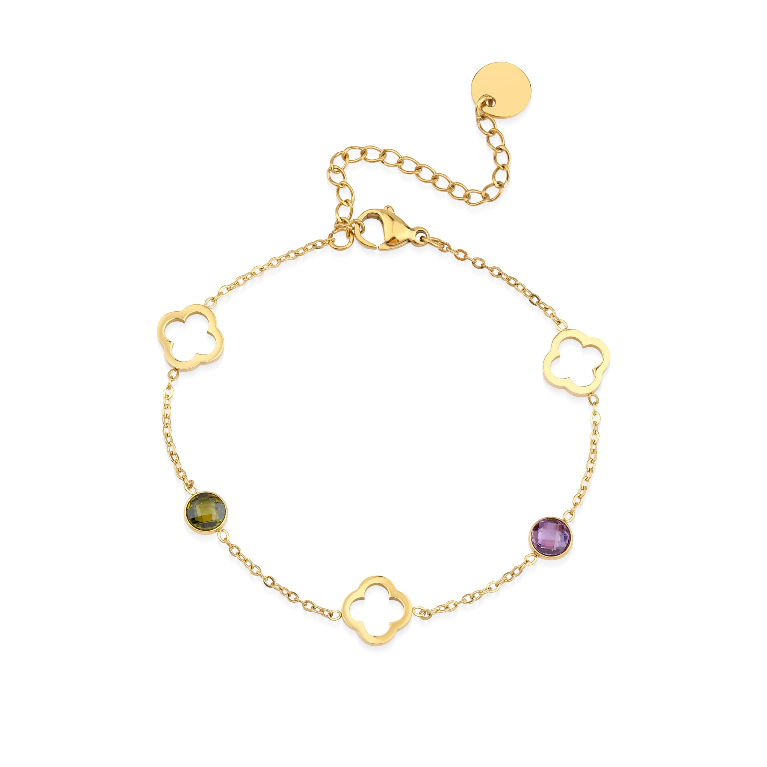 Minimal Clover Bracelet