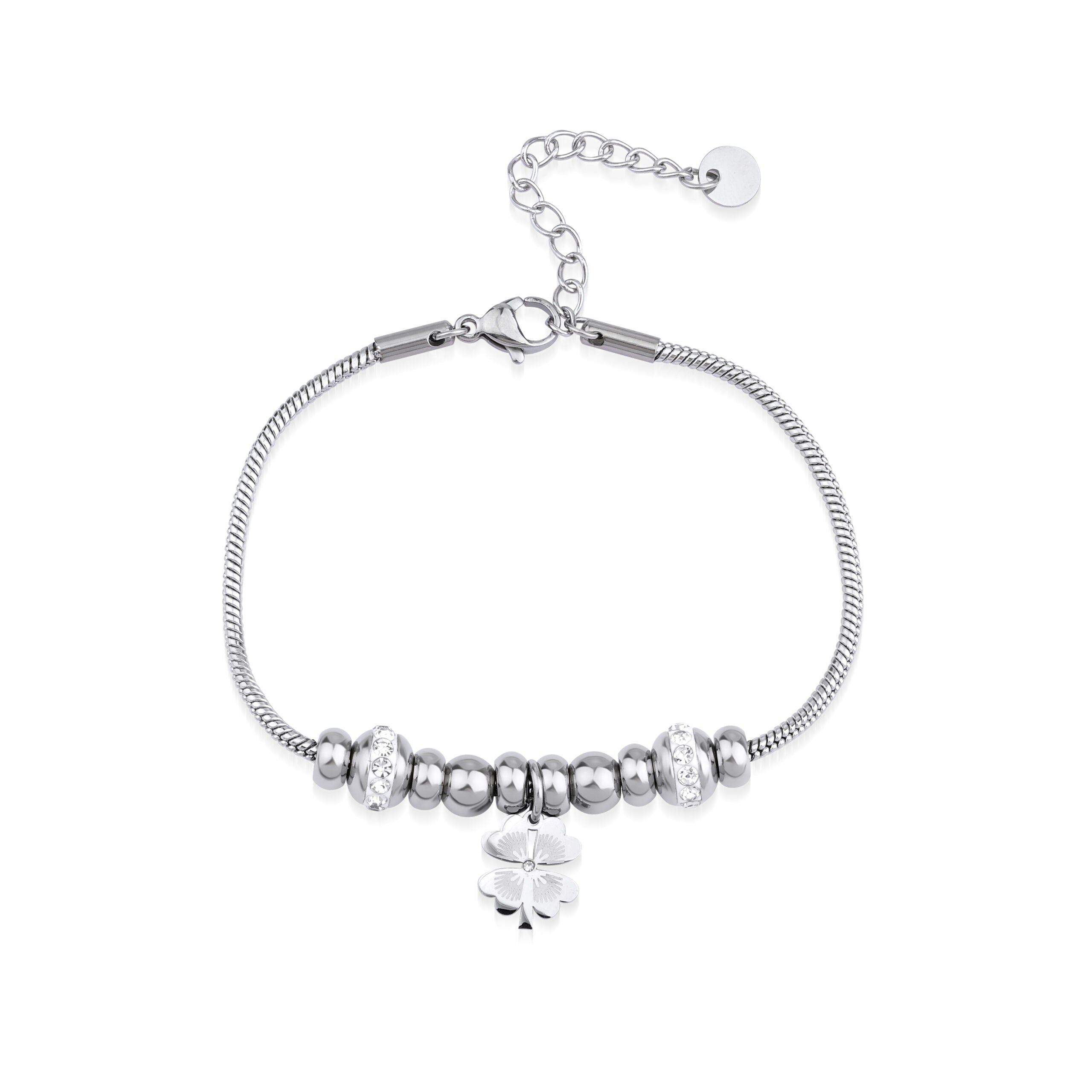 Diamond Cloverleaf Bracelet