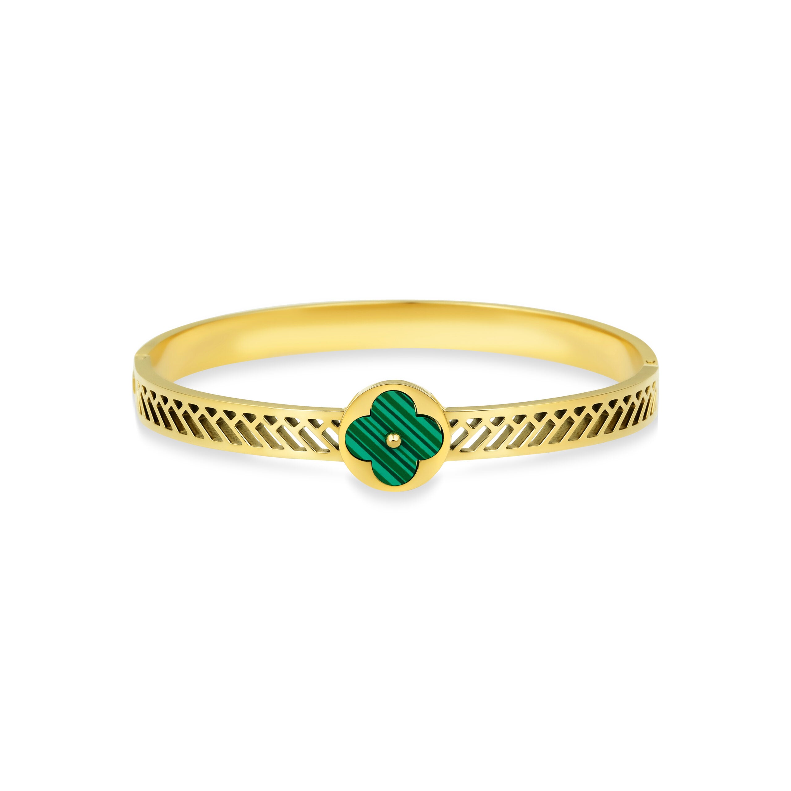 Armreif Green Clover