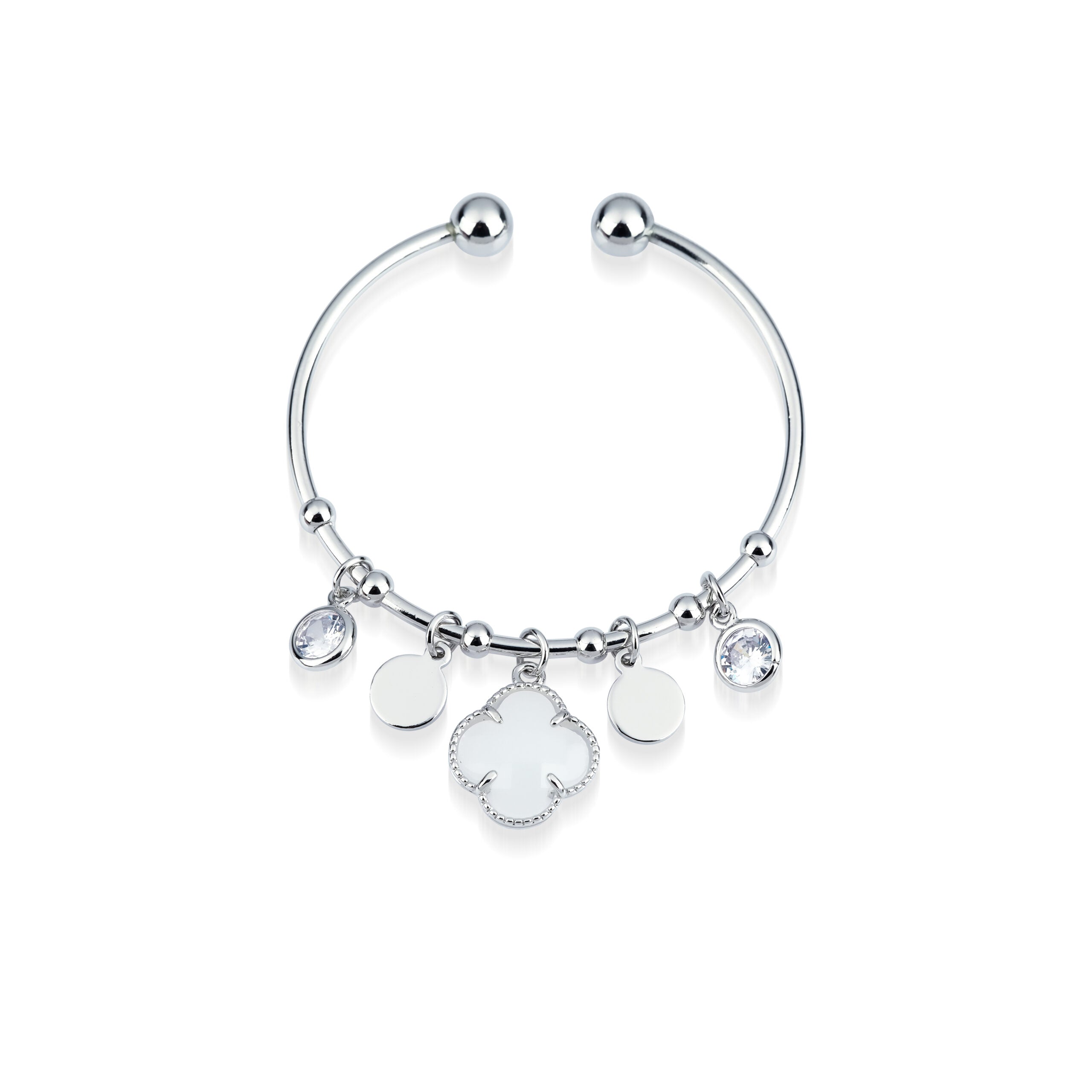 White Clover Midi Bangle