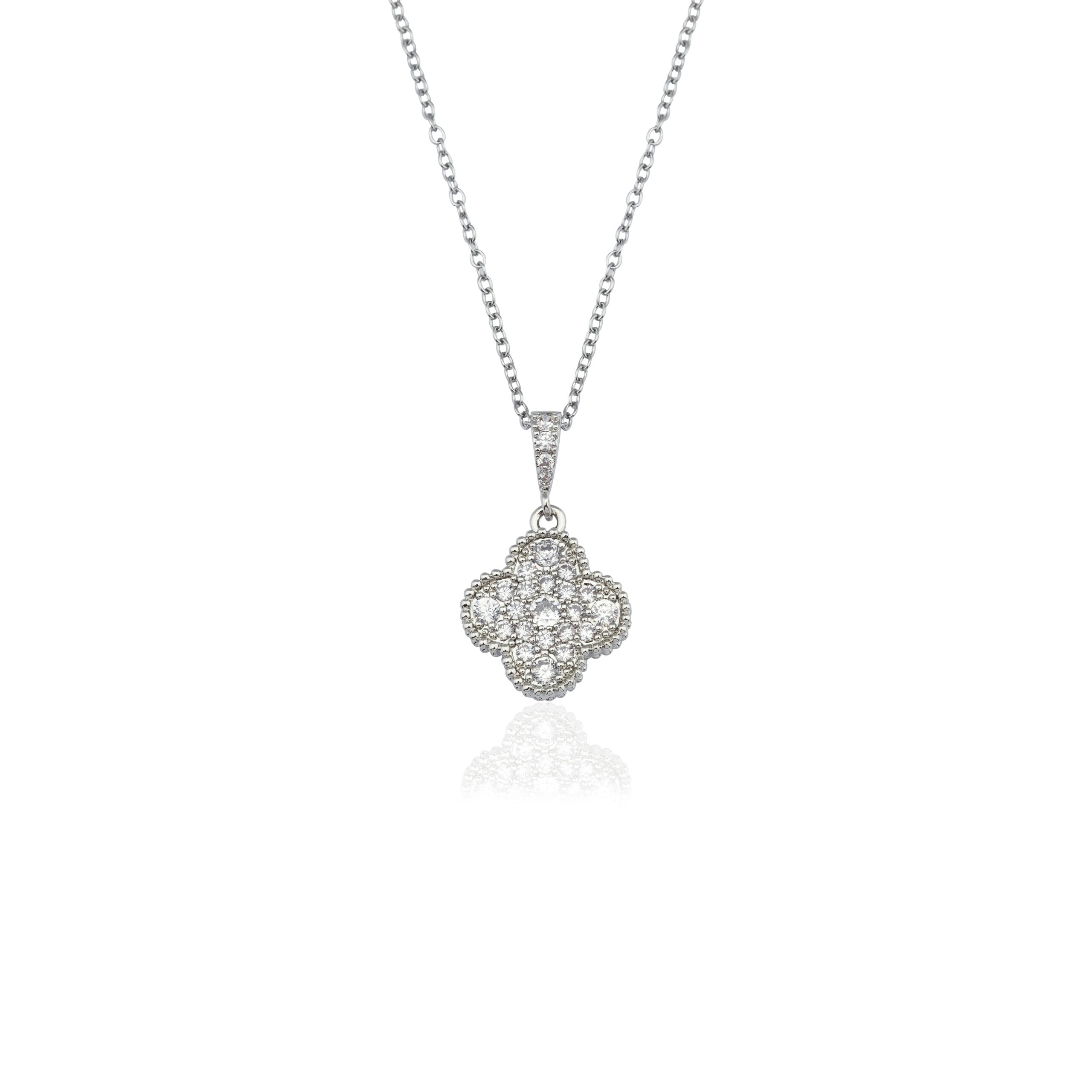 Crystal Clover necklace