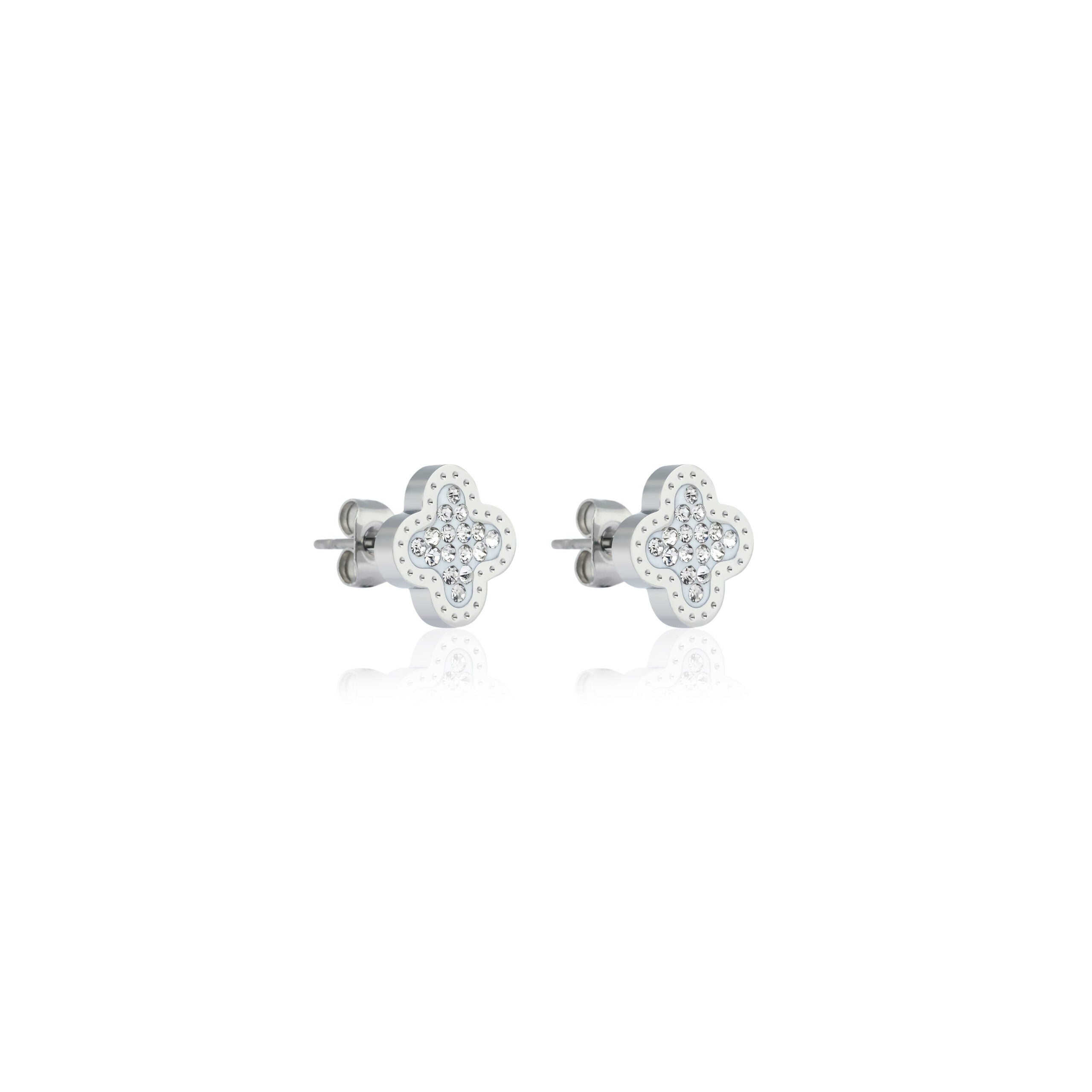 Ohrstecker Cristal Clover