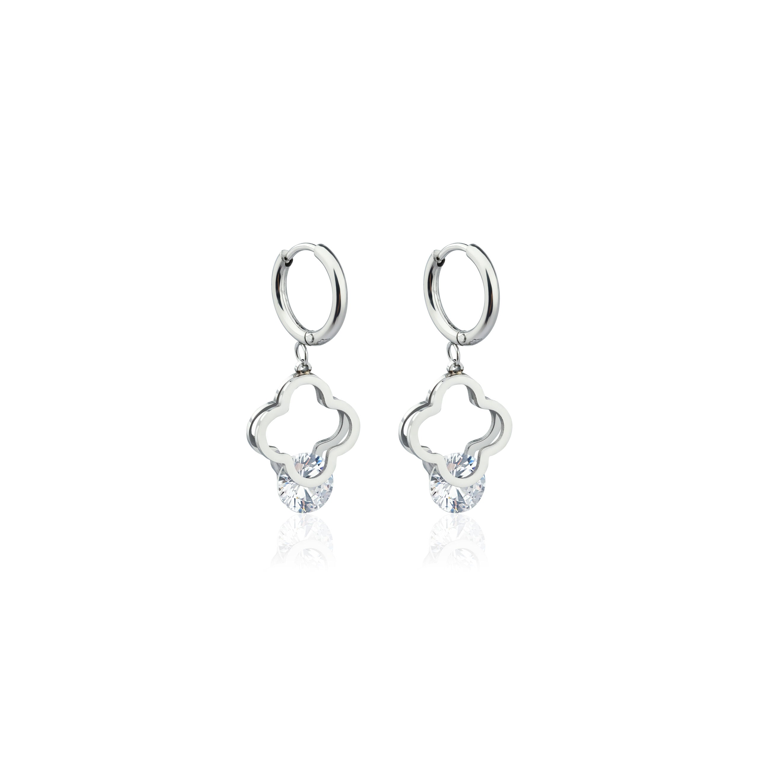 Creolen Diamond Clover