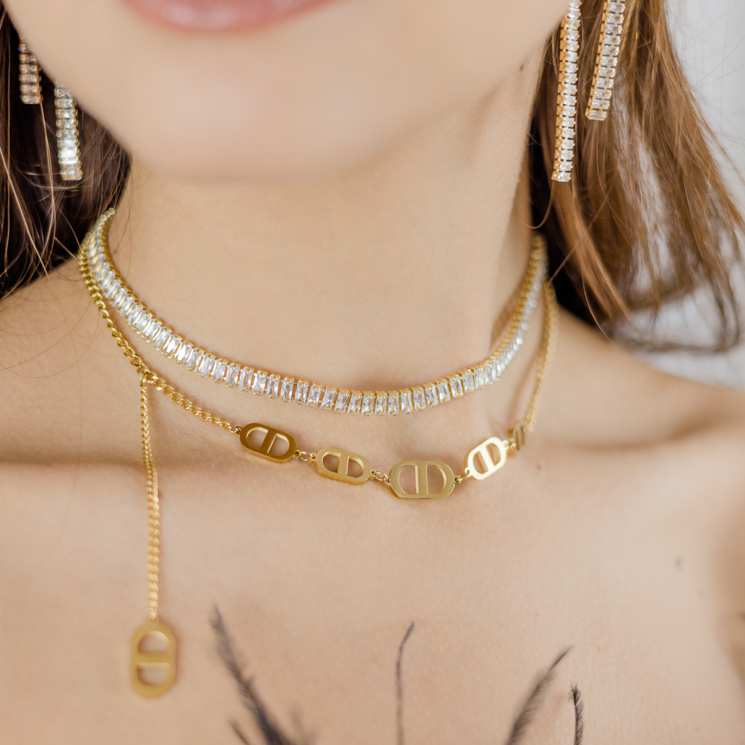 Choker Baguette Short