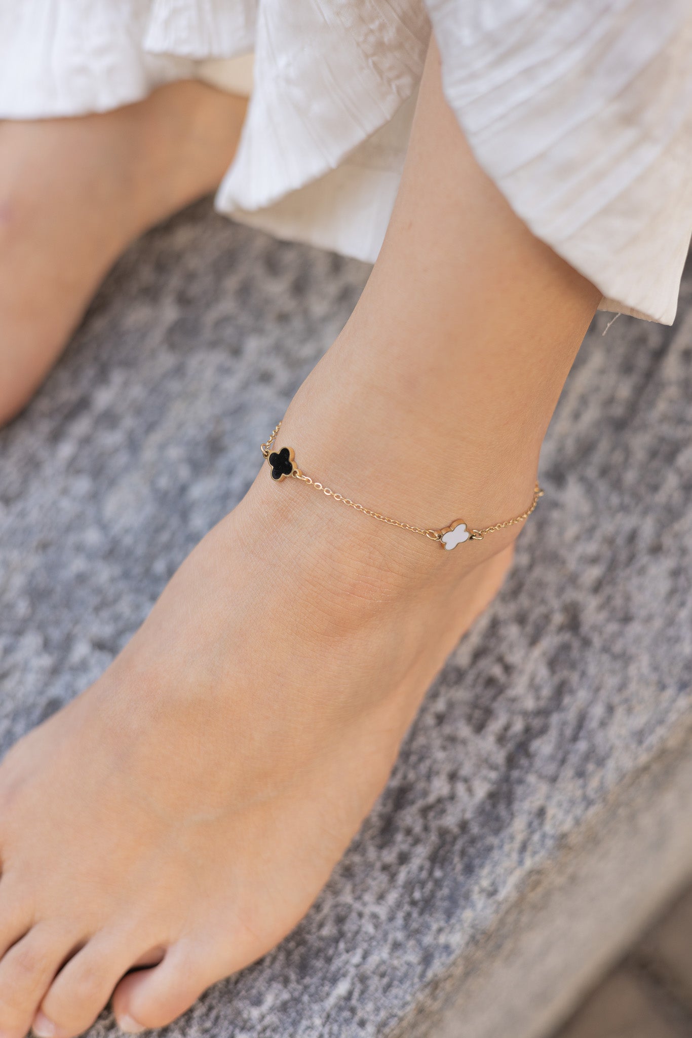 Anklet Cute Clover