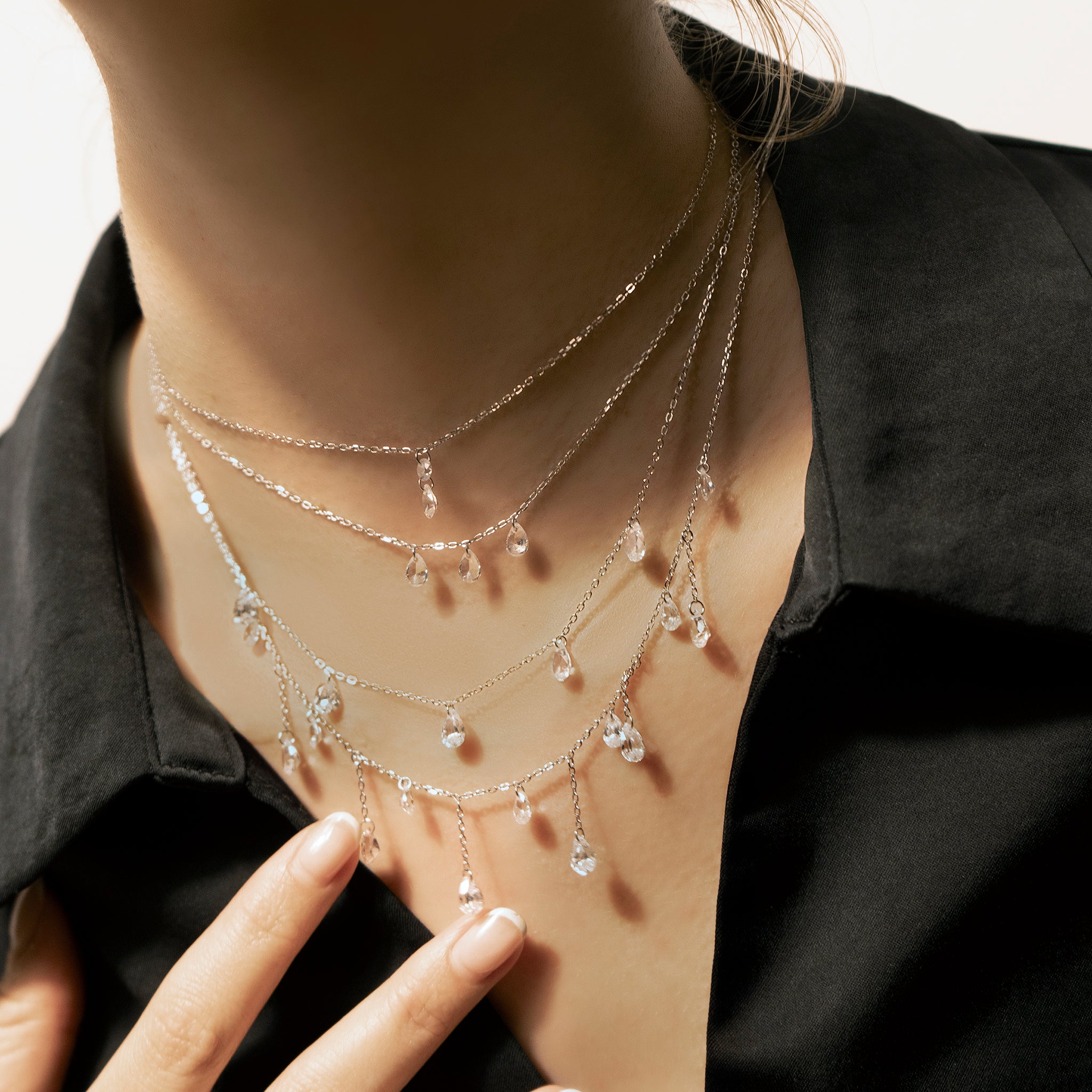 Halskette Water Drop Single