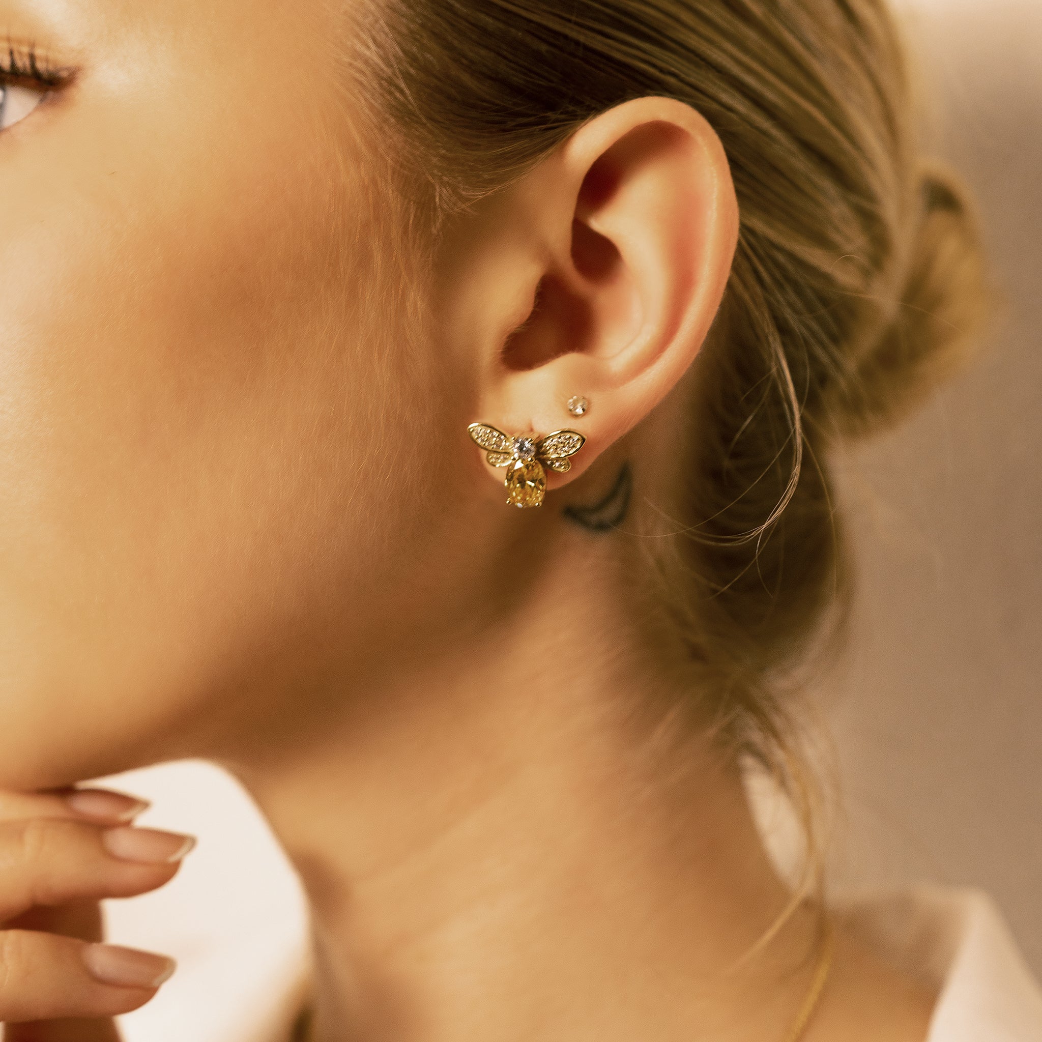 Ohrstecker Queen Bee