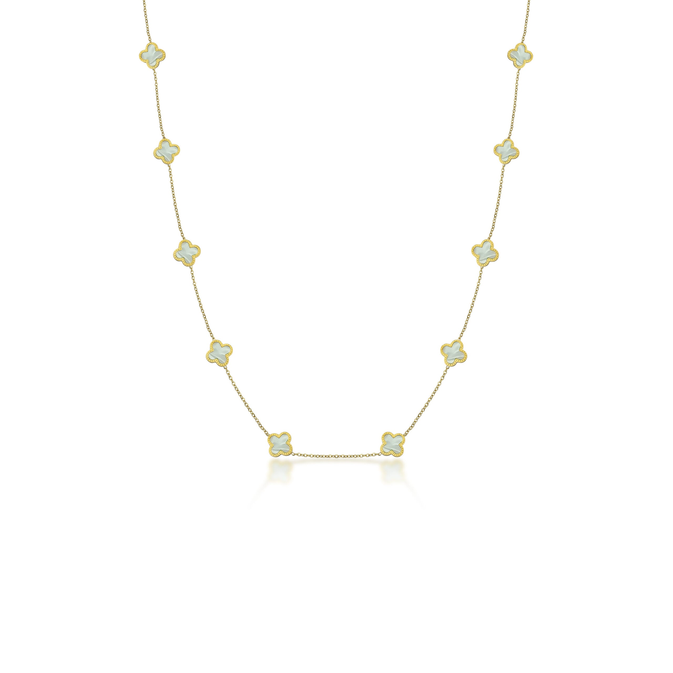 Necklace 10 Clover (60-65cm)