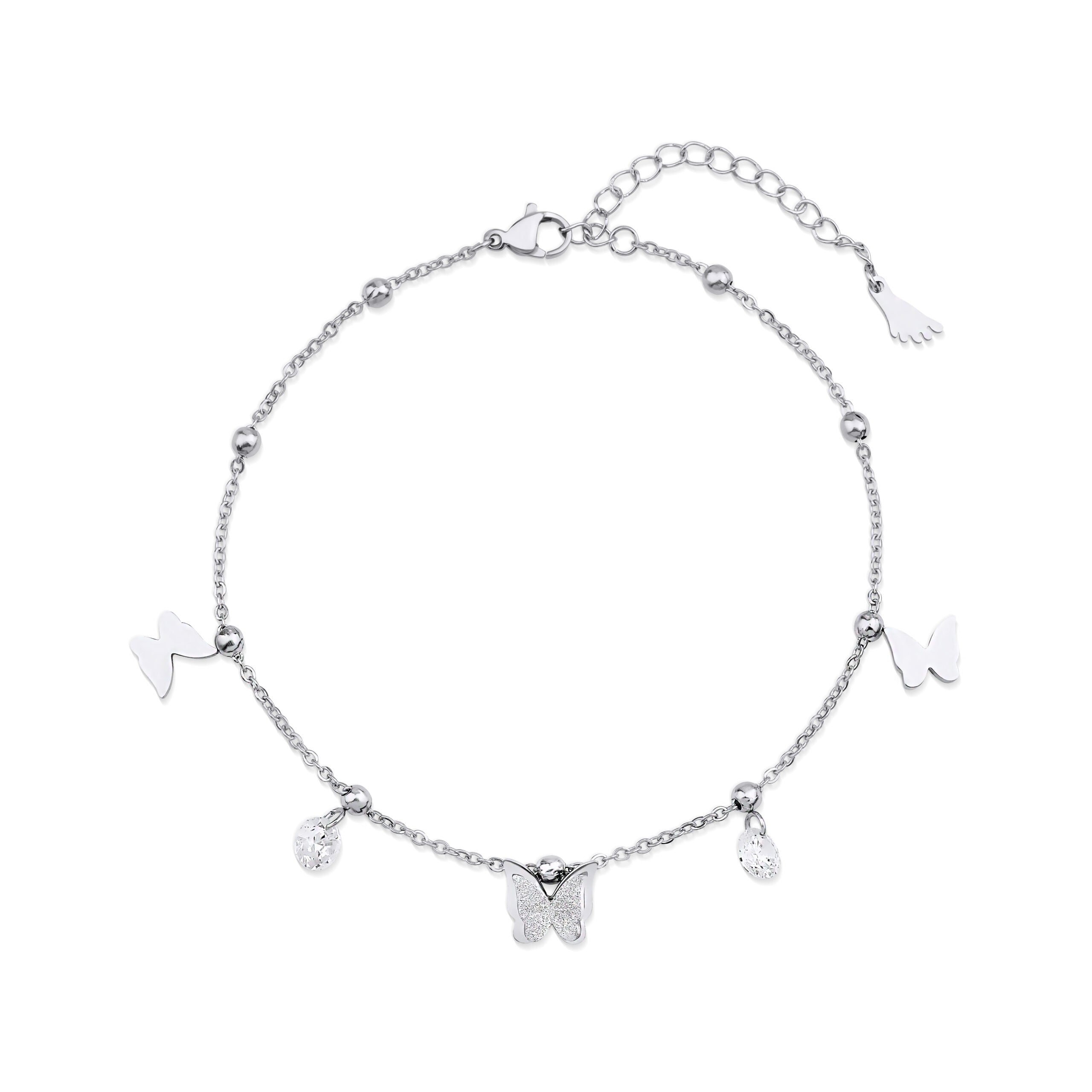 Glamming Butterfly anklet