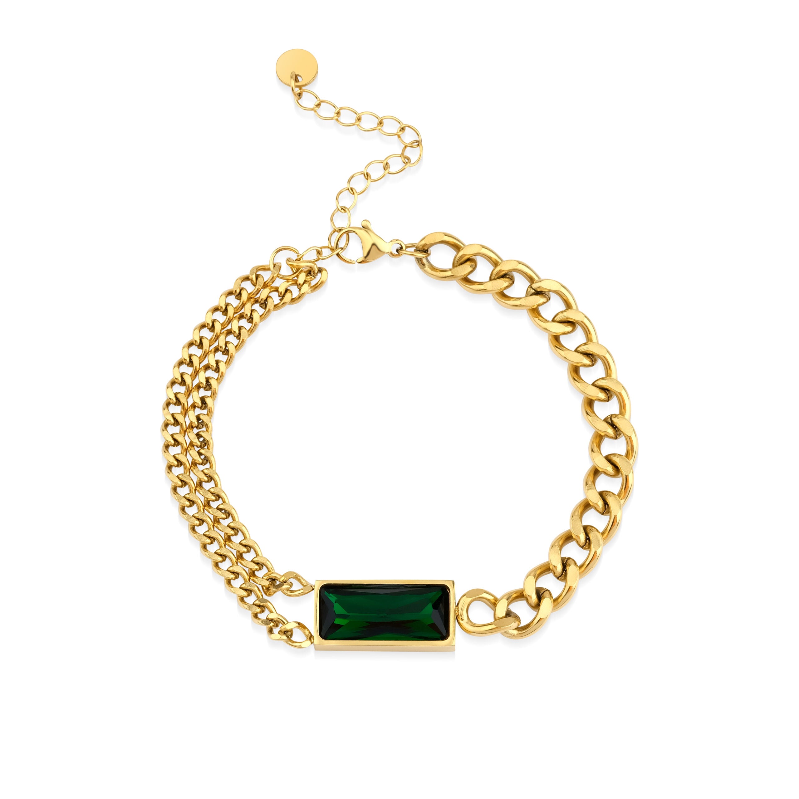 Bracelet Emerald Green