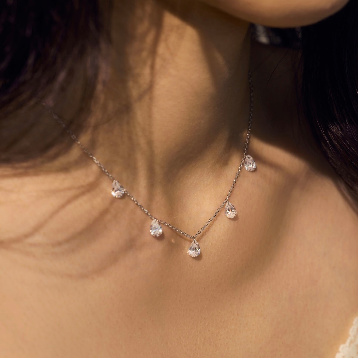 Halskette Water Drops Five