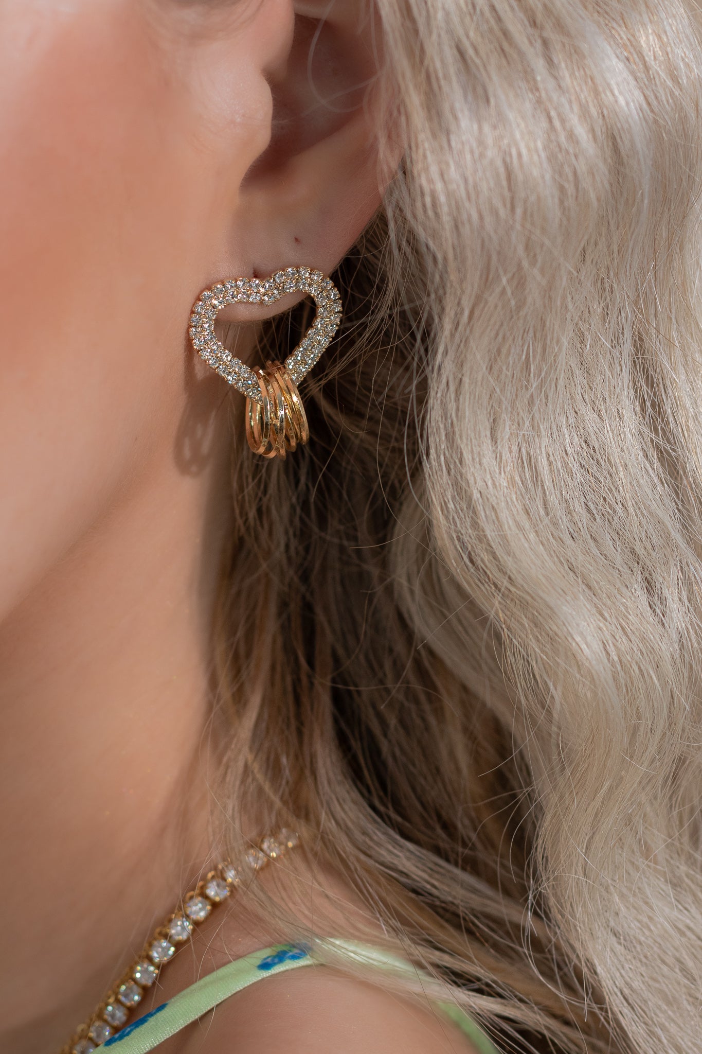 Earrings Gold Heart